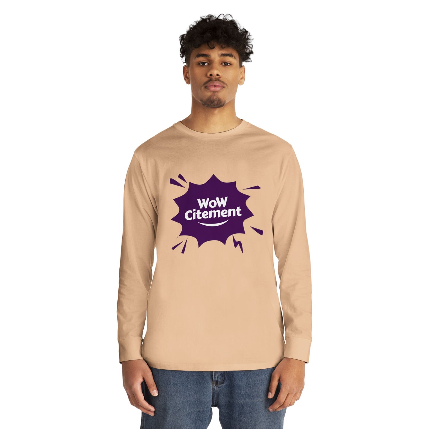 Sweatshirt with WoWcitement Design – Cozy Autumn Apparel, Perfect for Fall Inspiration, Seasonal Gift for Friends, Casual Fall Wear