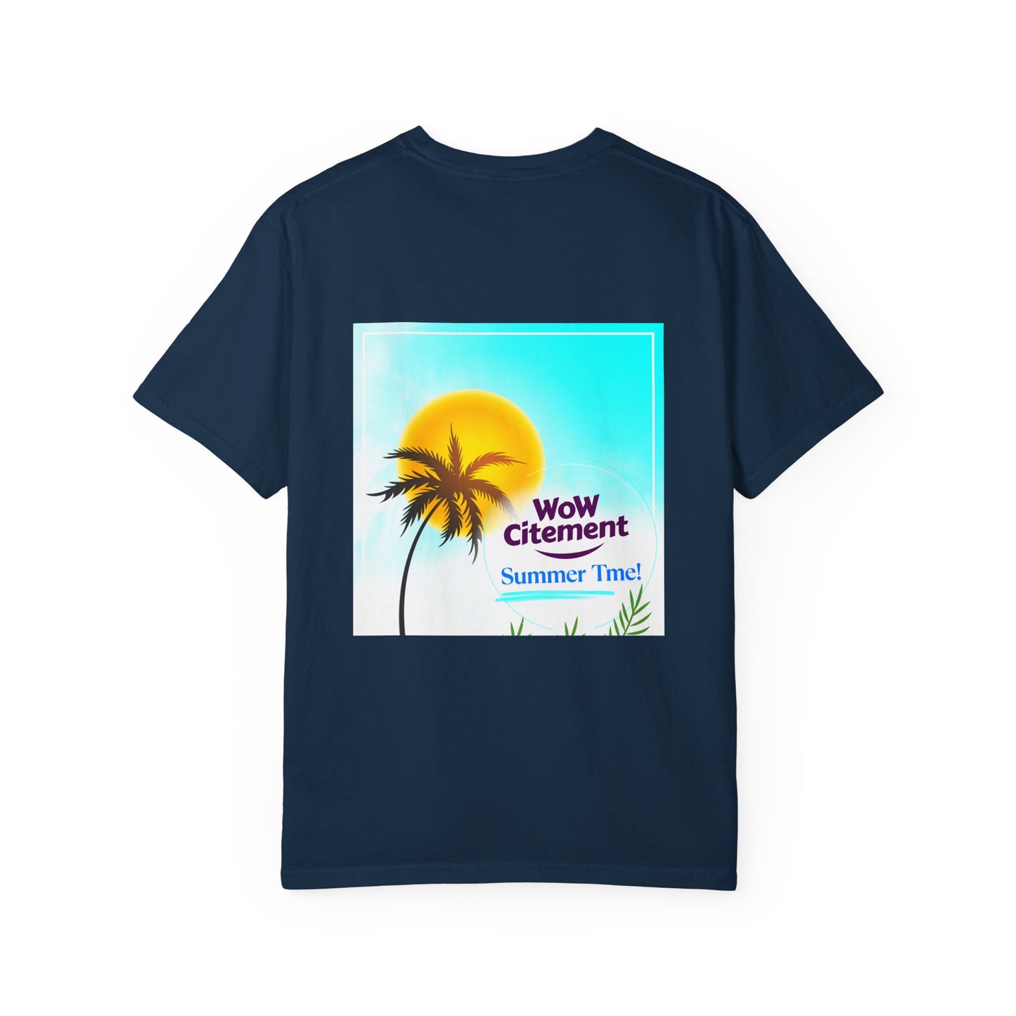 WOWcitement Summer Vibes T-Shirt, Relaxed Fit Tee, Beachwear, Vacation Shirt, Festival Apparel, Gift for Beach Lovers