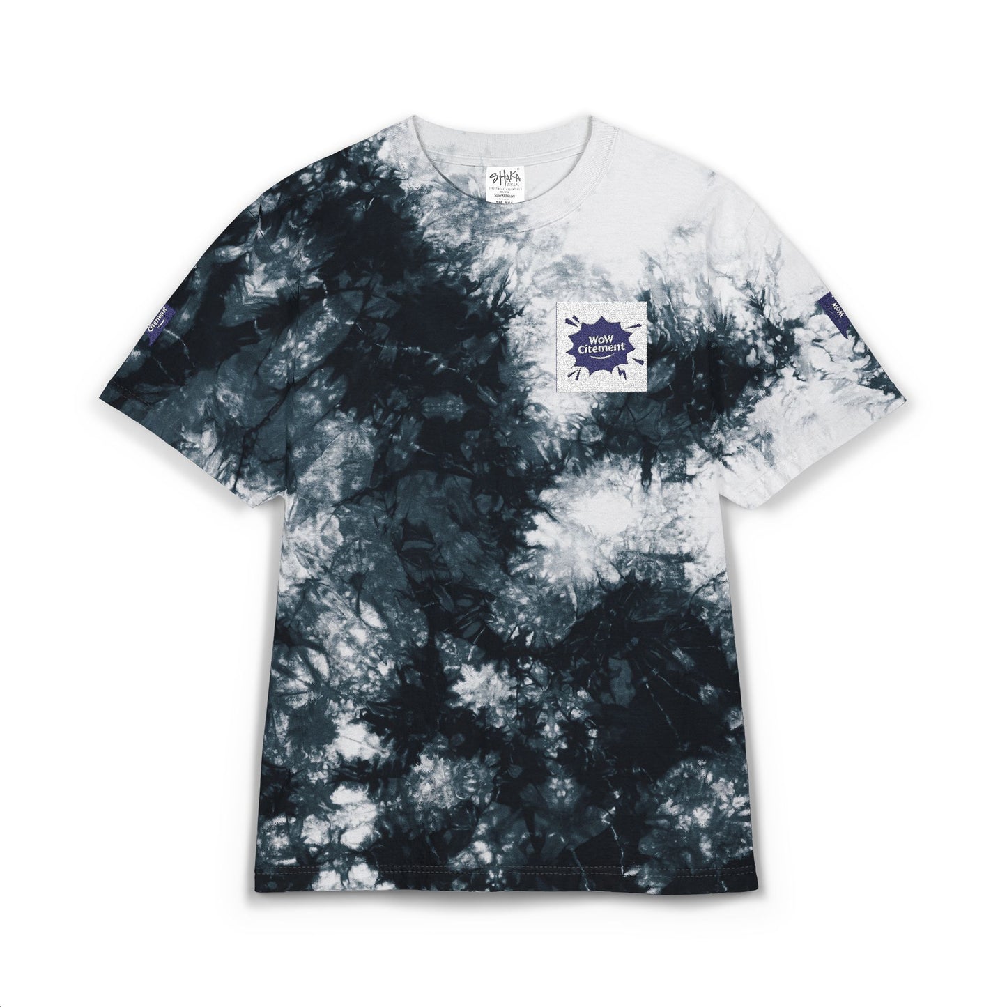 Oversized Tie-Dye T-Shirt (Embroidery) with Wowcitement