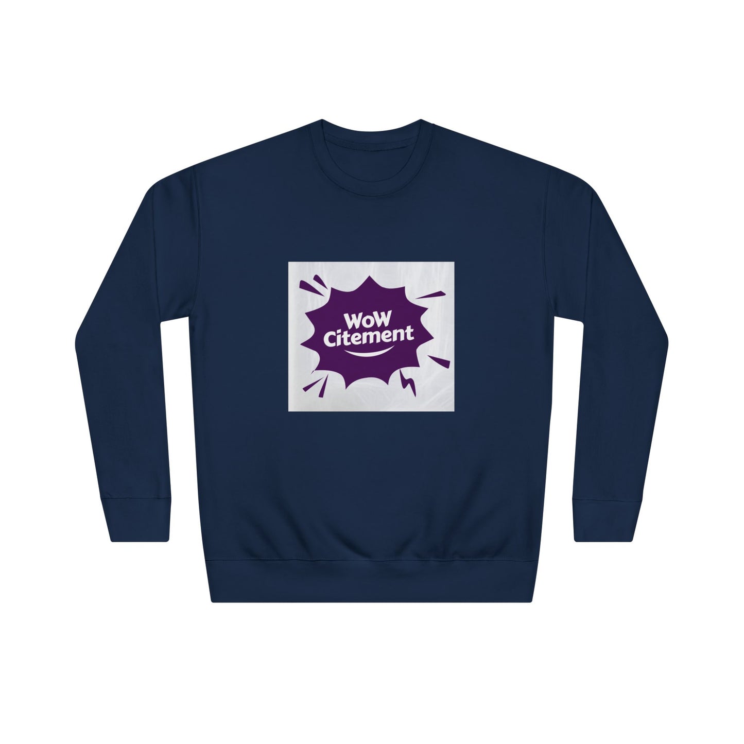 WoWcitement Sweatshirt, Cozy eco-friendly Apparel, Gift for Friends, Perfect for Inspiration, Seasonal Casual Wear