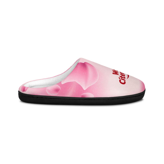 Wowcitement Cozy Floral Indoor Slippers for Women, Cute Home Footwear, Relaxation Gift, Perfect for Lounging, Spa Day, Housewarming