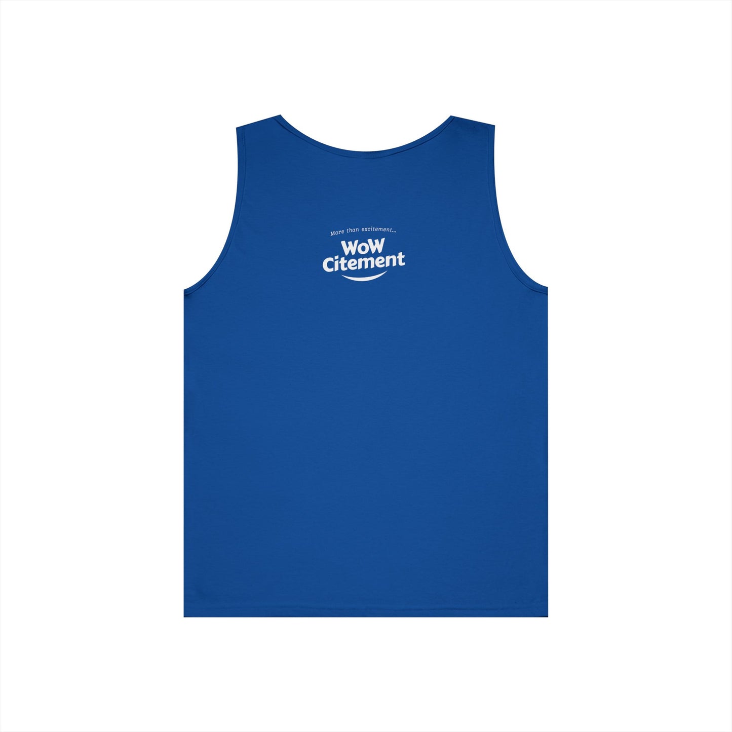 WoWcitement Unisex Cotton Tank Top - Fun Summer Wear, Gift for Friends, Motivational Apparel, Casual Day Out, Beach Wear, Workout Top