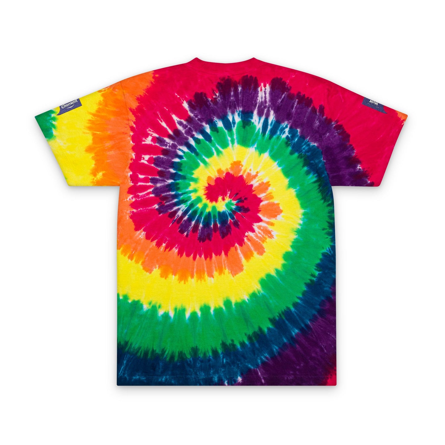 Oversized Tie-Dye T-Shirt (Embroidery) with Wowcitement