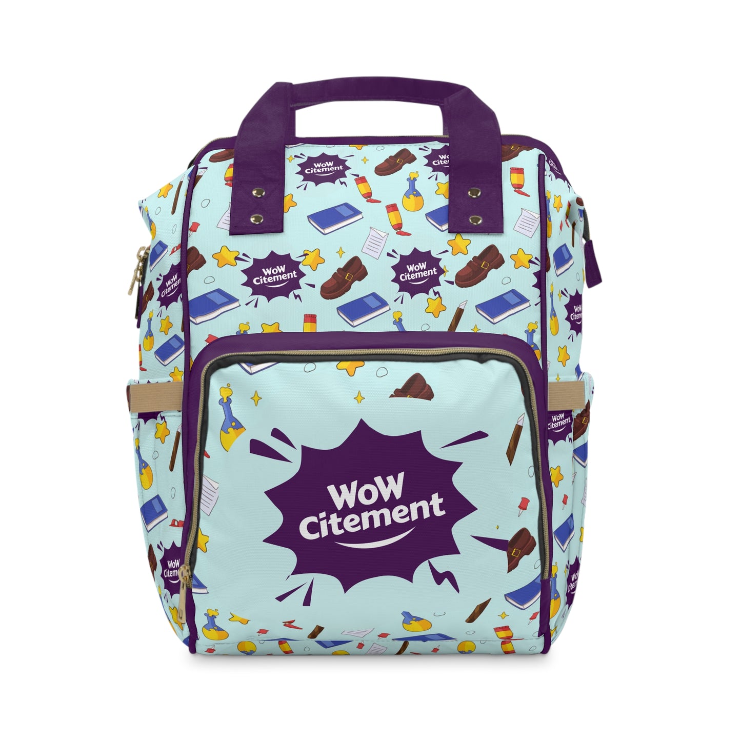 Wowcitement Fun & Functional Diaper Backpack - Ideal for Moms, Gifts for Baby Showers, Everyday Use, Travel, Stylish Baby Gear