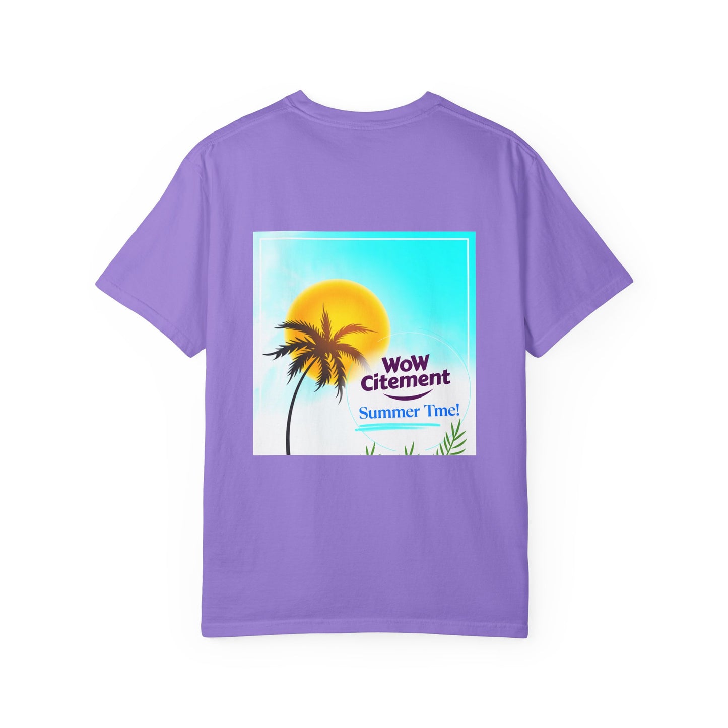 WOWcitement Summer Vibes T-Shirt, Relaxed Fit Tee, Beachwear, Vacation Shirt, Festival Apparel, Gift for Beach Lovers