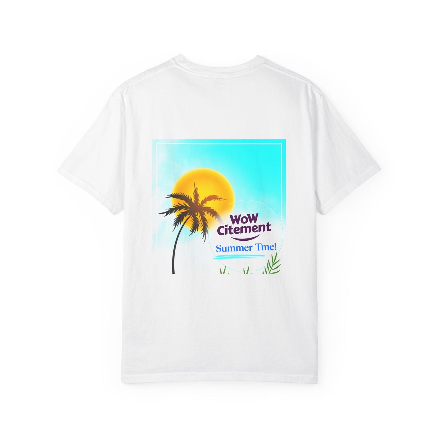 WOWcitement Summer Vibes T-Shirt, Relaxed Fit Tee, Beachwear, Vacation Shirt, Festival Apparel, Gift for Beach Lovers