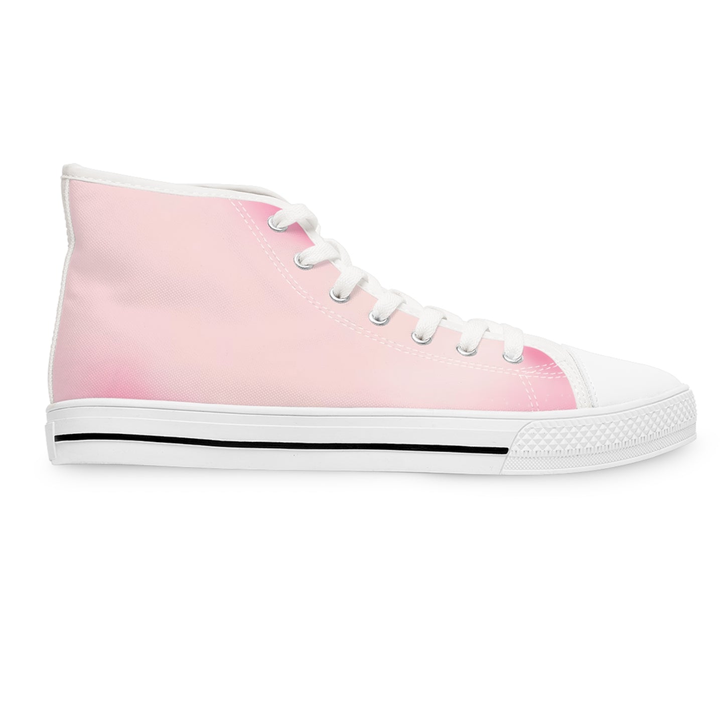 Stylish Women's High Top Sneakers with Wowcitement design , Trendy Casual Footwear, Unique Sneakers for Women, Pink High Tops, Gift for Her, Fashionable Sneakers