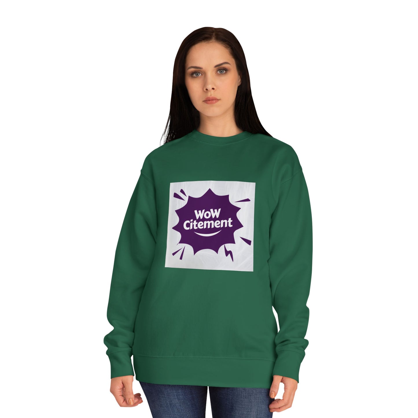 WoWcitement Sweatshirt, Cozy eco-friendly Apparel, Gift for Friends, Perfect for Inspiration, Seasonal Casual Wear