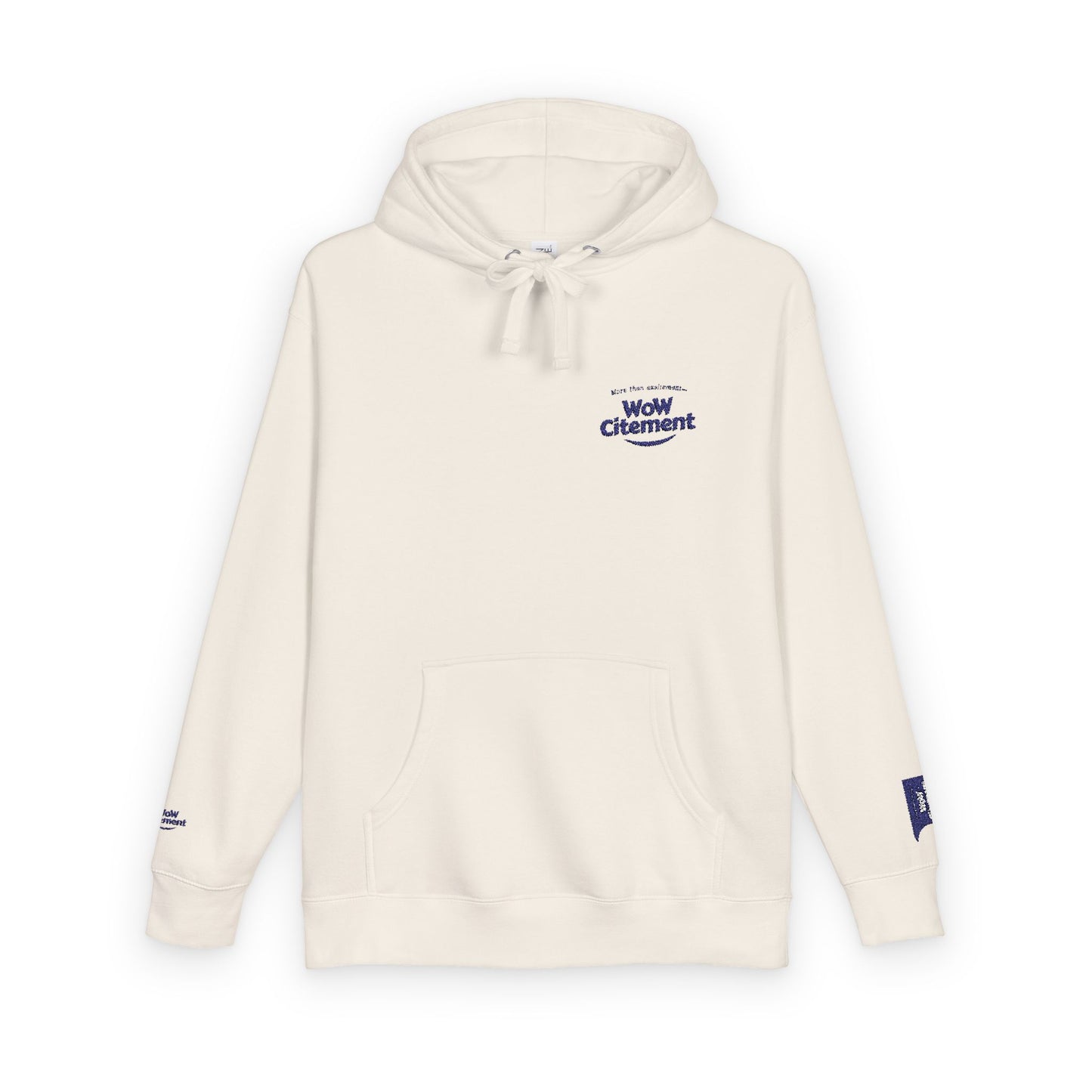 Cozy WoWcitement Unisex Fleece Hoodie, Casual Pullover, Perfect Gift for Him/Her, Soft Sweatshirt for Relaxation, Everyday Comfort Wear.
