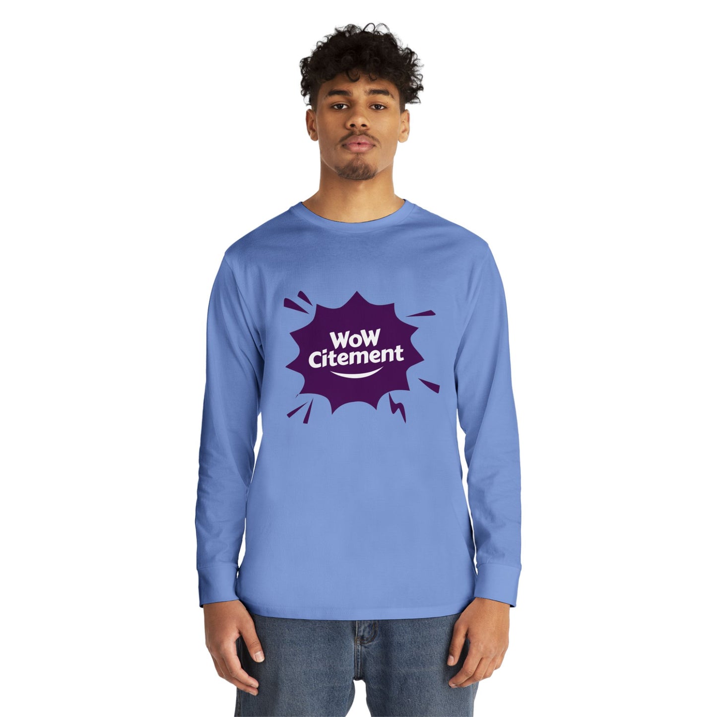 Sweatshirt with WoWcitement Design – Cozy Autumn Apparel, Perfect for Fall Inspiration, Seasonal Gift for Friends, Casual Fall Wear