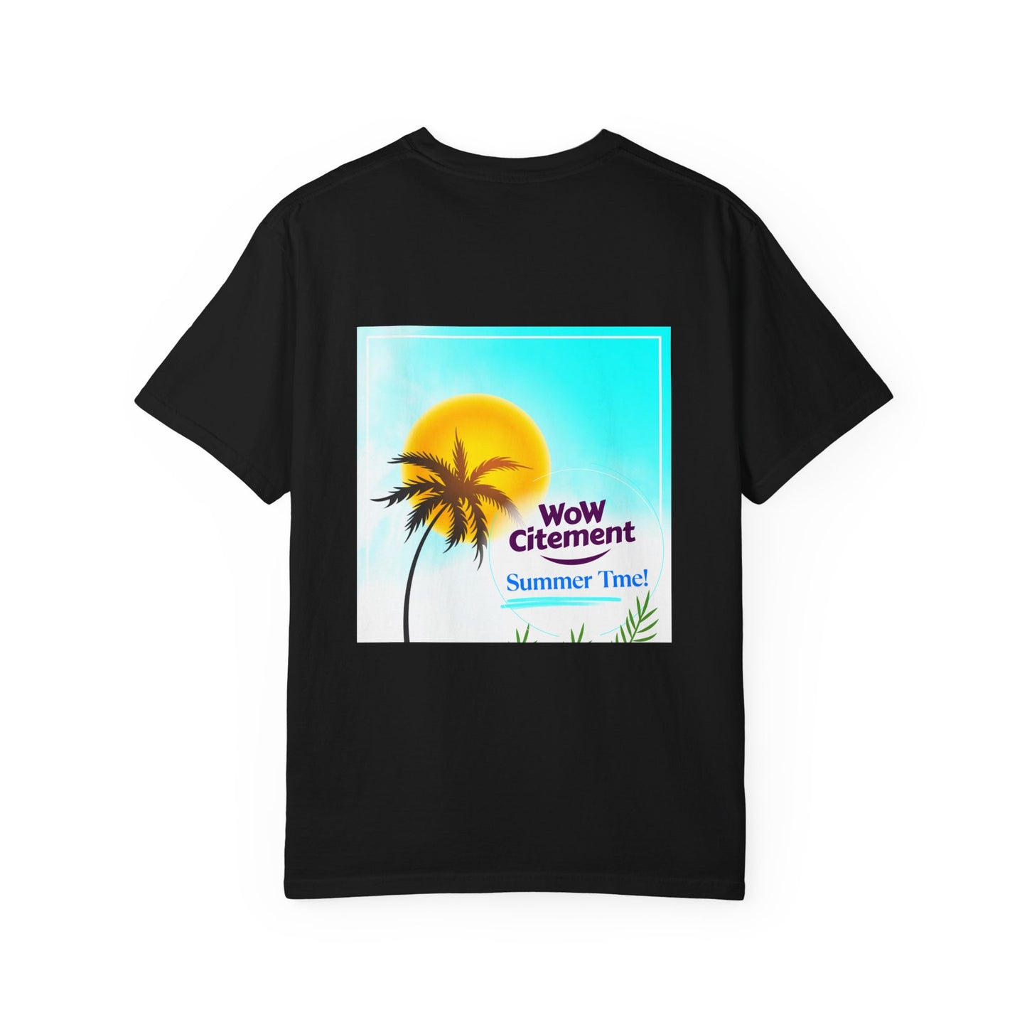 WOWcitement Summer Vibes T-Shirt, Relaxed Fit Tee, Beachwear, Vacation Shirt, Festival Apparel, Gift for Beach Lovers