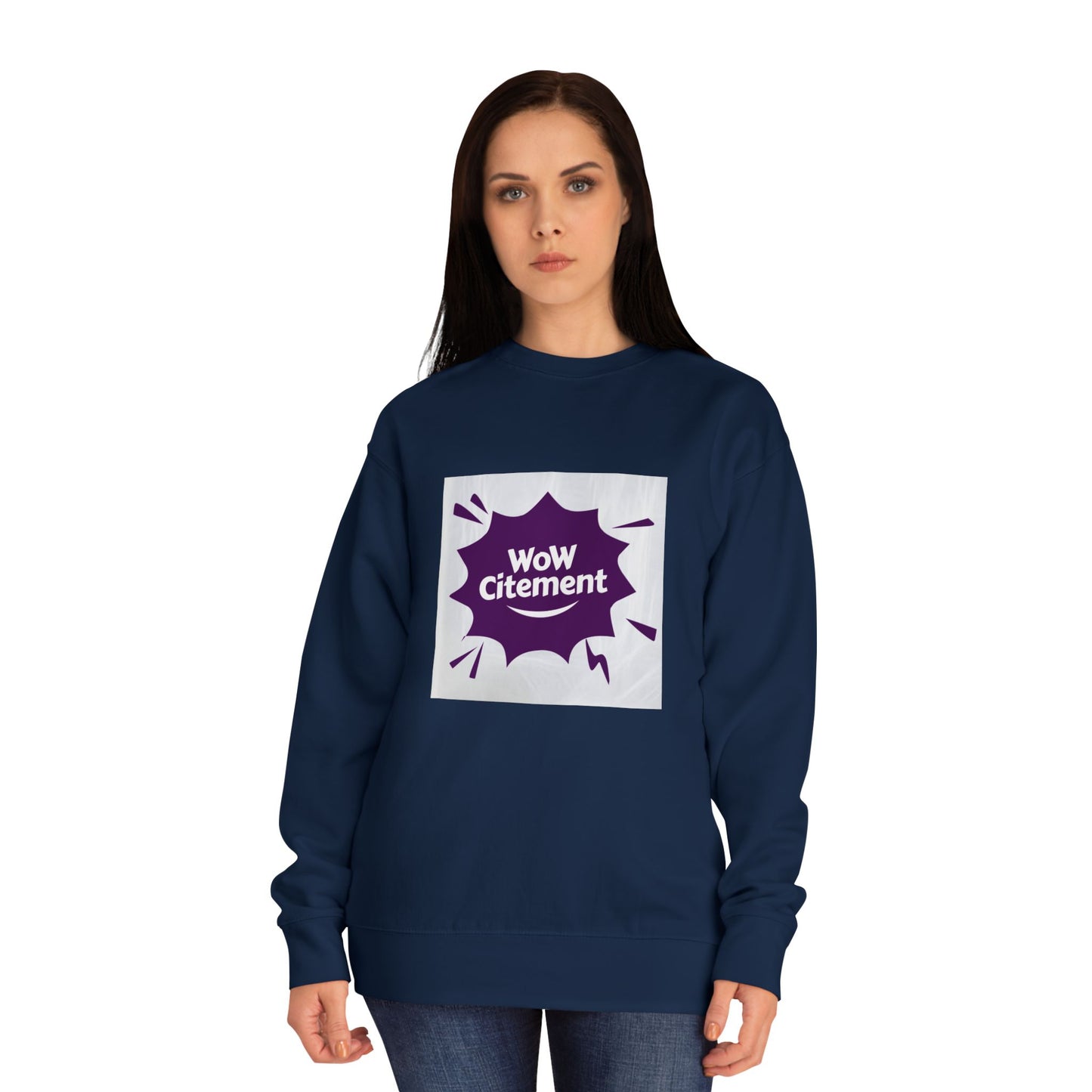 WoWcitement Sweatshirt, Cozy eco-friendly Apparel, Gift for Friends, Perfect for Inspiration, Seasonal Casual Wear
