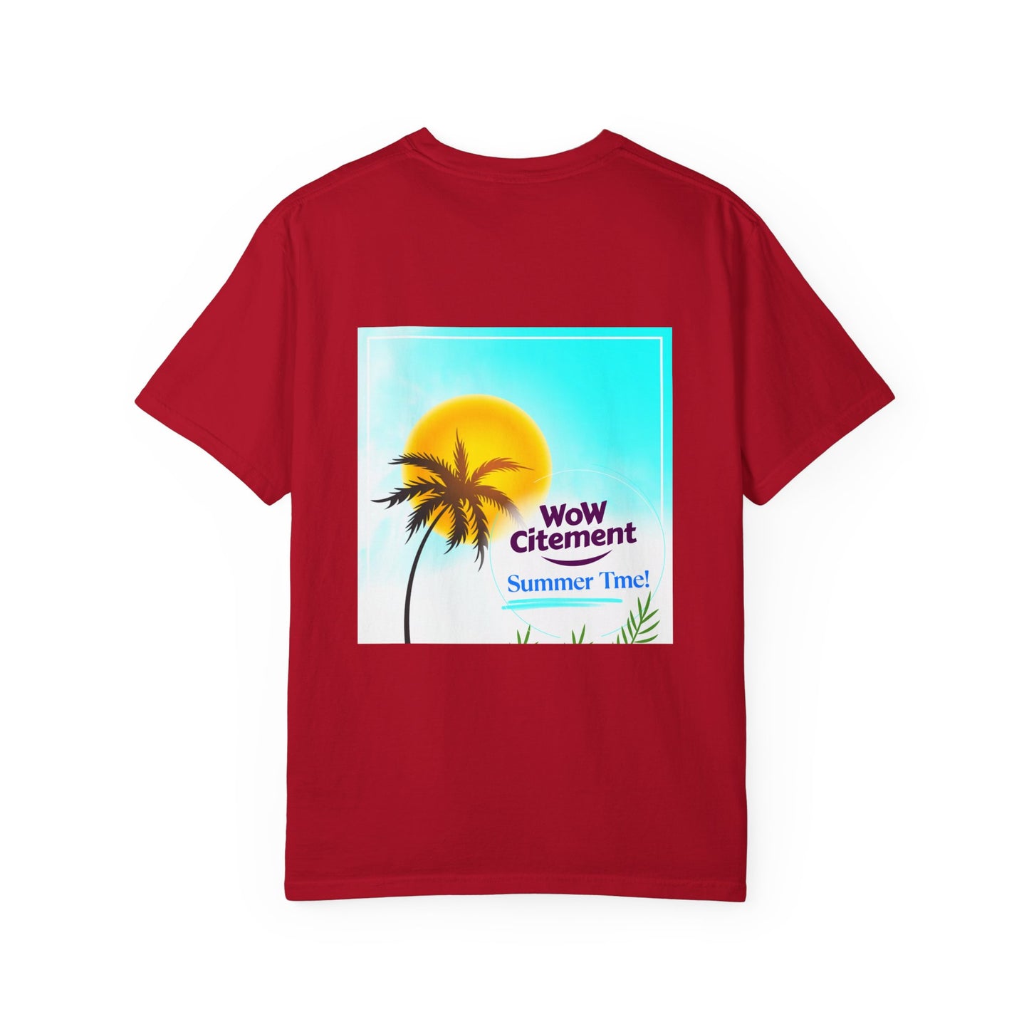 WOWcitement Summer Vibes T-Shirt, Relaxed Fit Tee, Beachwear, Vacation Shirt, Festival Apparel, Gift for Beach Lovers