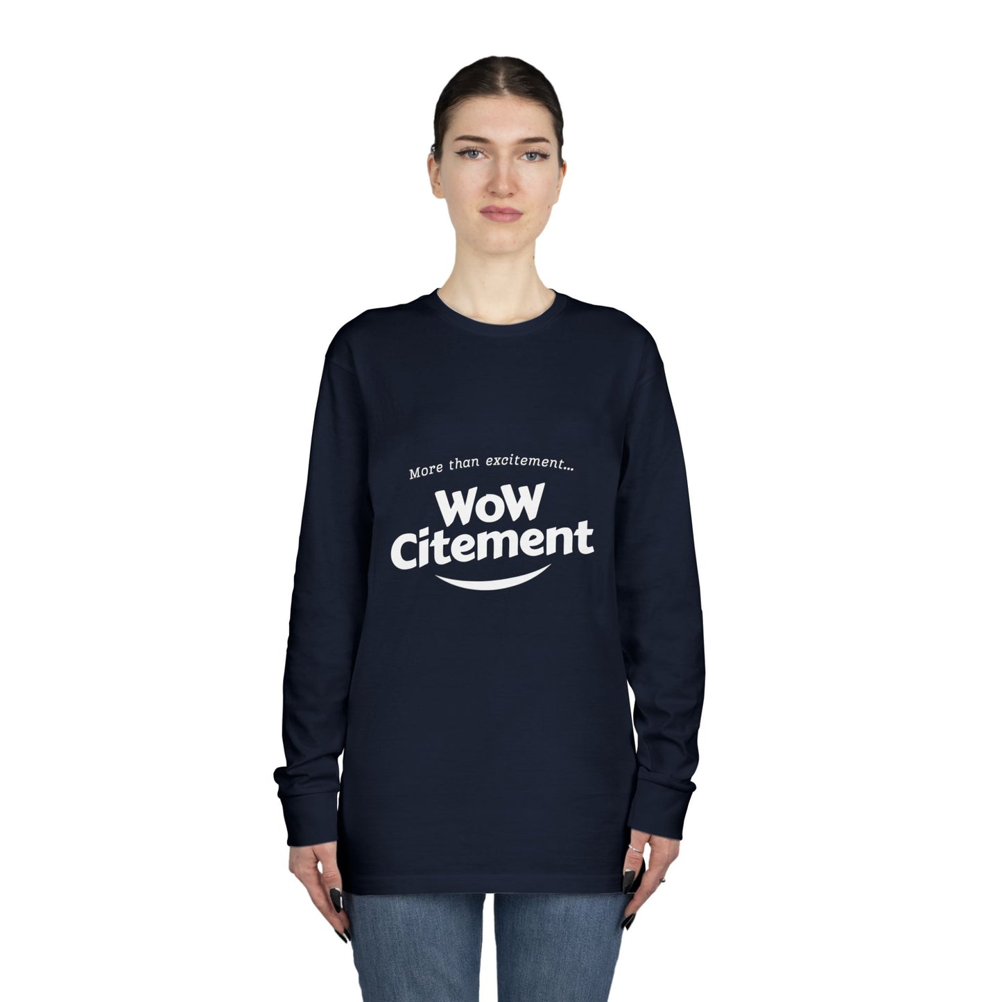 Wowcitement Long Sleeve Crewneck Tee