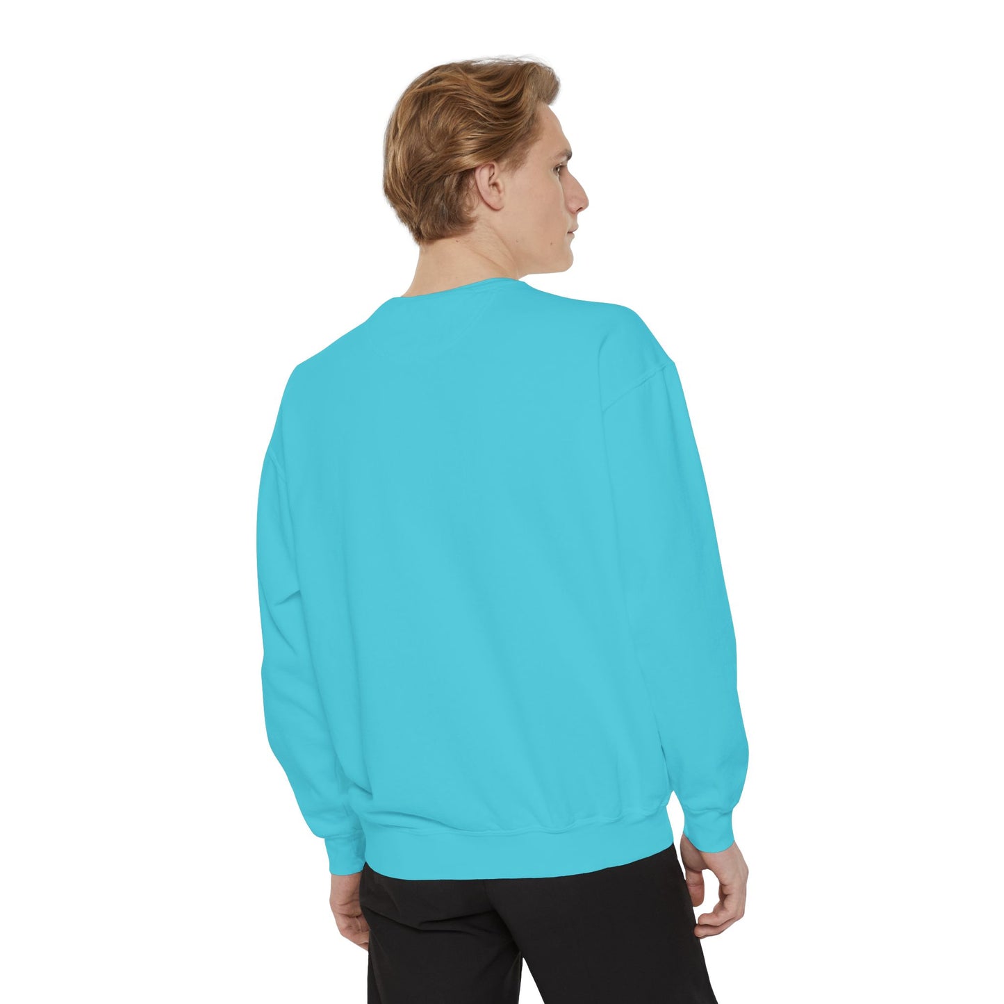 Summer Vibes Wowcitement Unisex Garment-Dyed Sweatshirt- Perfect for Beach Lovers and Summer Celebrations