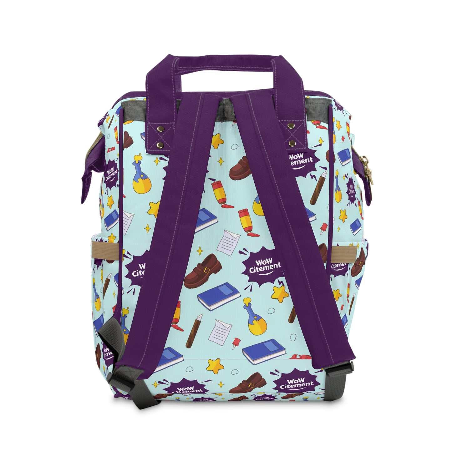 Wowcitement Fun & Functional Diaper Backpack - Ideal for Moms, Gifts for Baby Showers, Everyday Use, Travel, Stylish Baby Gear
