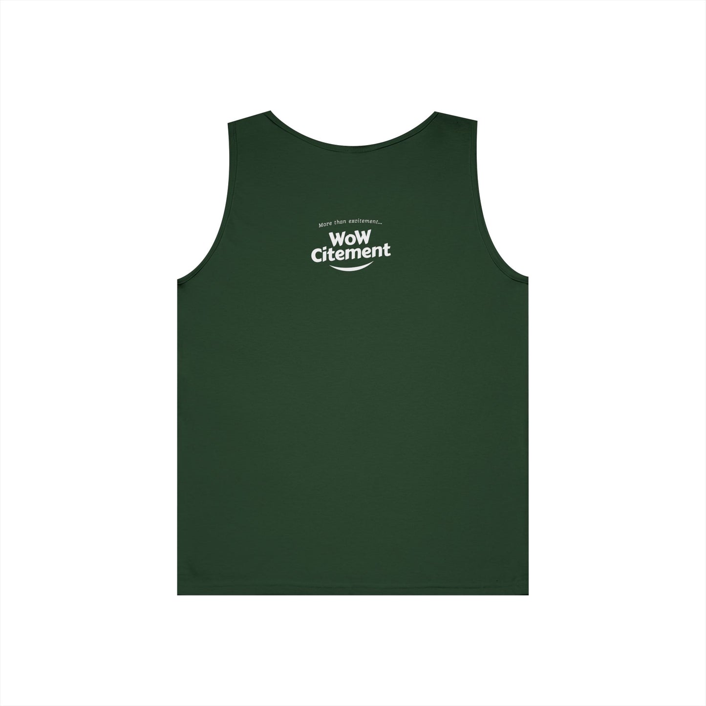 WoWcitement Unisex Cotton Tank Top - Fun Summer Wear, Gift for Friends, Motivational Apparel, Casual Day Out, Beach Wear, Workout Top
