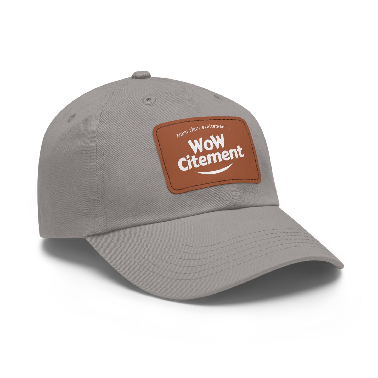 WoWcitement Stylish Dad Hat with Leather Patch - Perfect Gift for Dads, Casual Wear, Outdoor Activities, Festivals, and Everyday Style