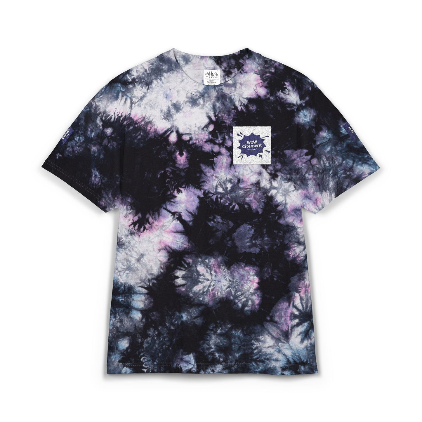 Oversized Tie-Dye T-Shirt (Embroidery) with Wowcitement