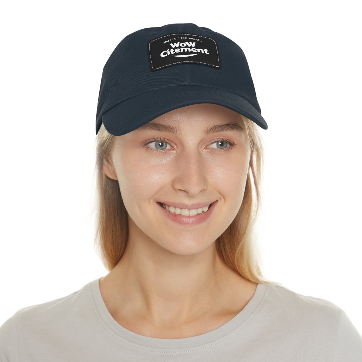 WoWcitement Stylish Dad Hat with Leather Patch - Perfect Gift for Dads, Casual Wear, Outdoor Activities, Festivals, and Everyday Style