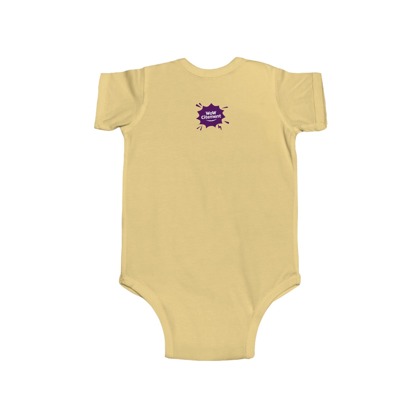 Infant Bodysuit with WoW Citement Design, Baby Gift, Cute Baby Clothes, Newborn Outfit, Fun Baby Shower Gift