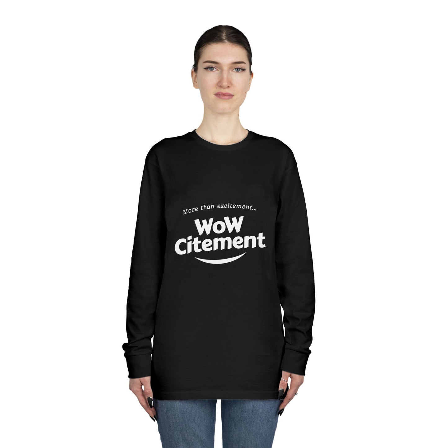 Wowcitement Long Sleeve Crewneck Tee