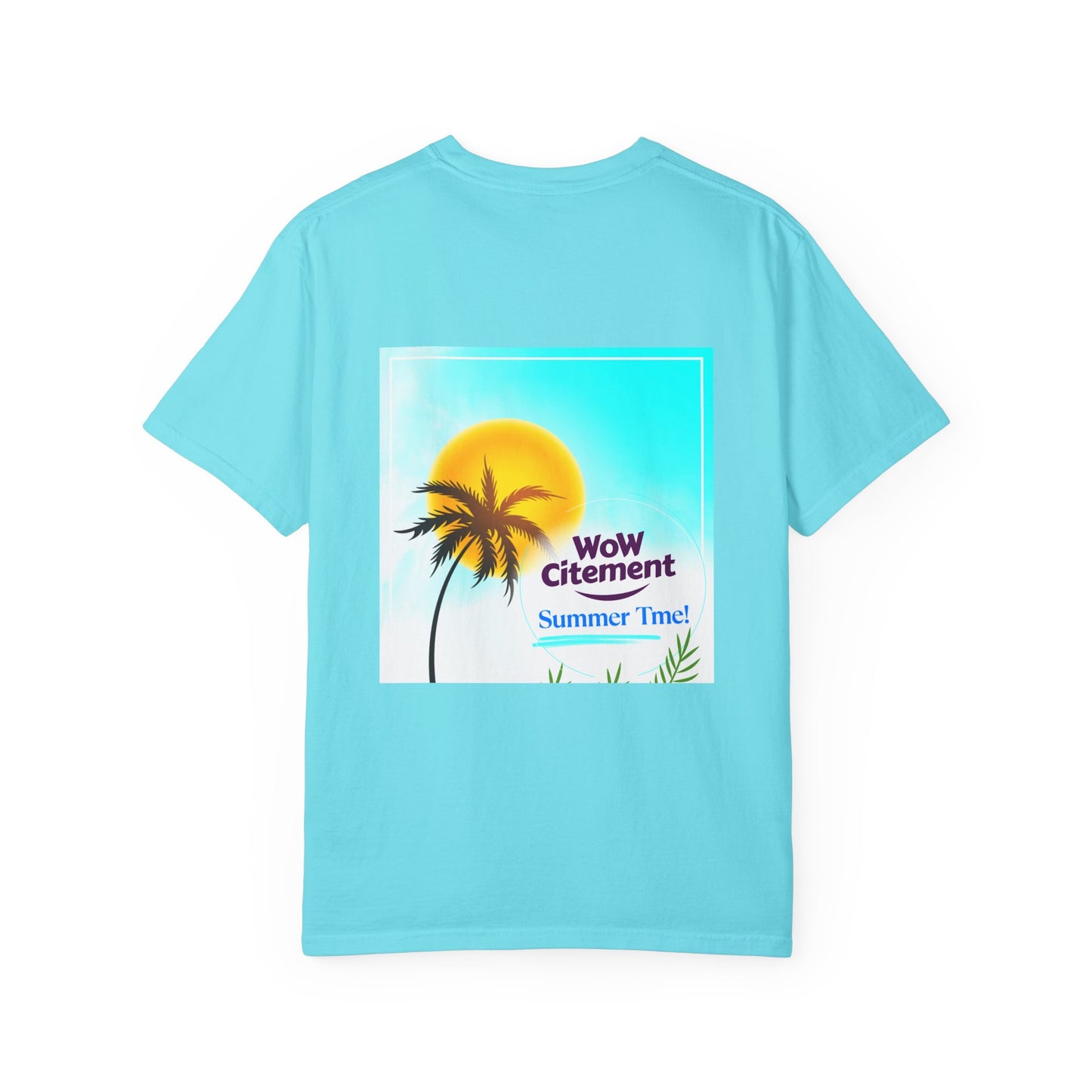 WOWcitement Summer Vibes T-Shirt, Relaxed Fit Tee, Beachwear, Vacation Shirt, Festival Apparel, Gift for Beach Lovers
