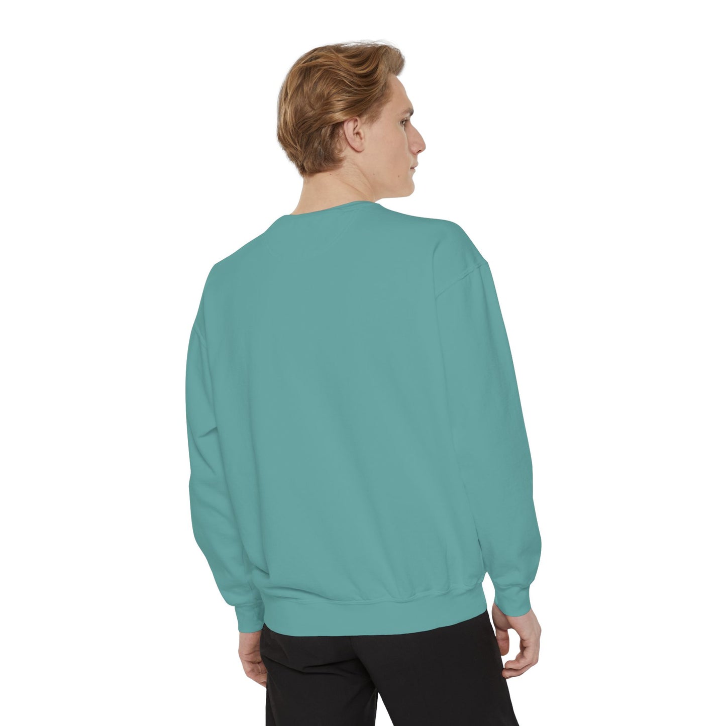 Summer Vibes Wowcitement Unisex Garment-Dyed Sweatshirt- Perfect for Beach Lovers and Summer Celebrations