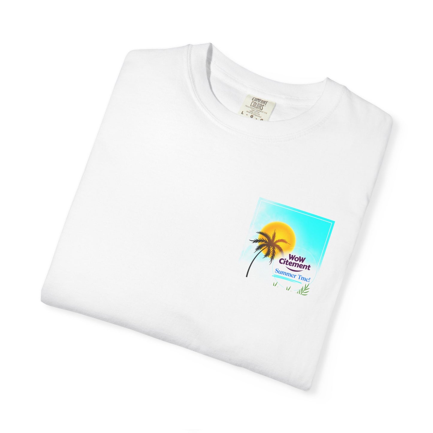 WOWcitement Summer Vibes T-Shirt, Relaxed Fit Tee, Beachwear, Vacation Shirt, Festival Apparel, Gift for Beach Lovers