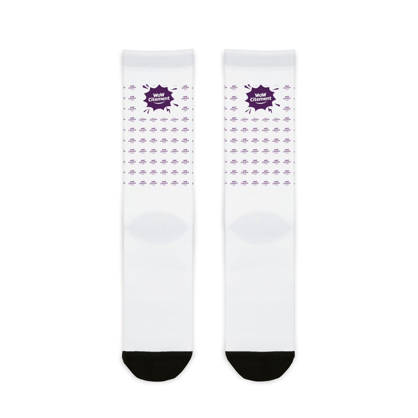 Wowcitement Patterned Crew Socks for Everyday Wear, Gift for Him/Her, Casual Fashion Addition, Unique Sock Gift, Sublimation Dress Socks