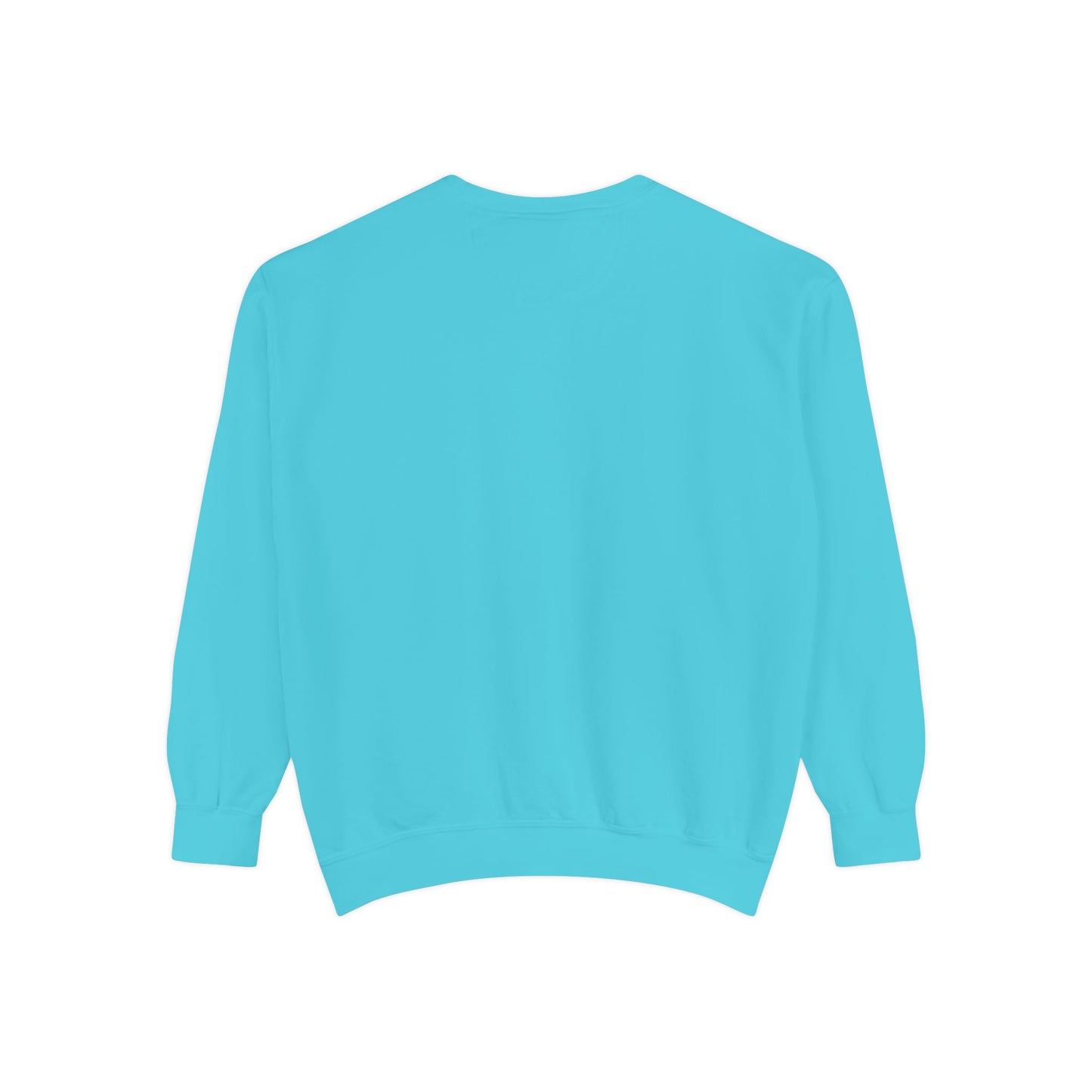 Summer Vibes Wowcitement Unisex Garment-Dyed Sweatshirt- Perfect for Beach Lovers and Summer Celebrations