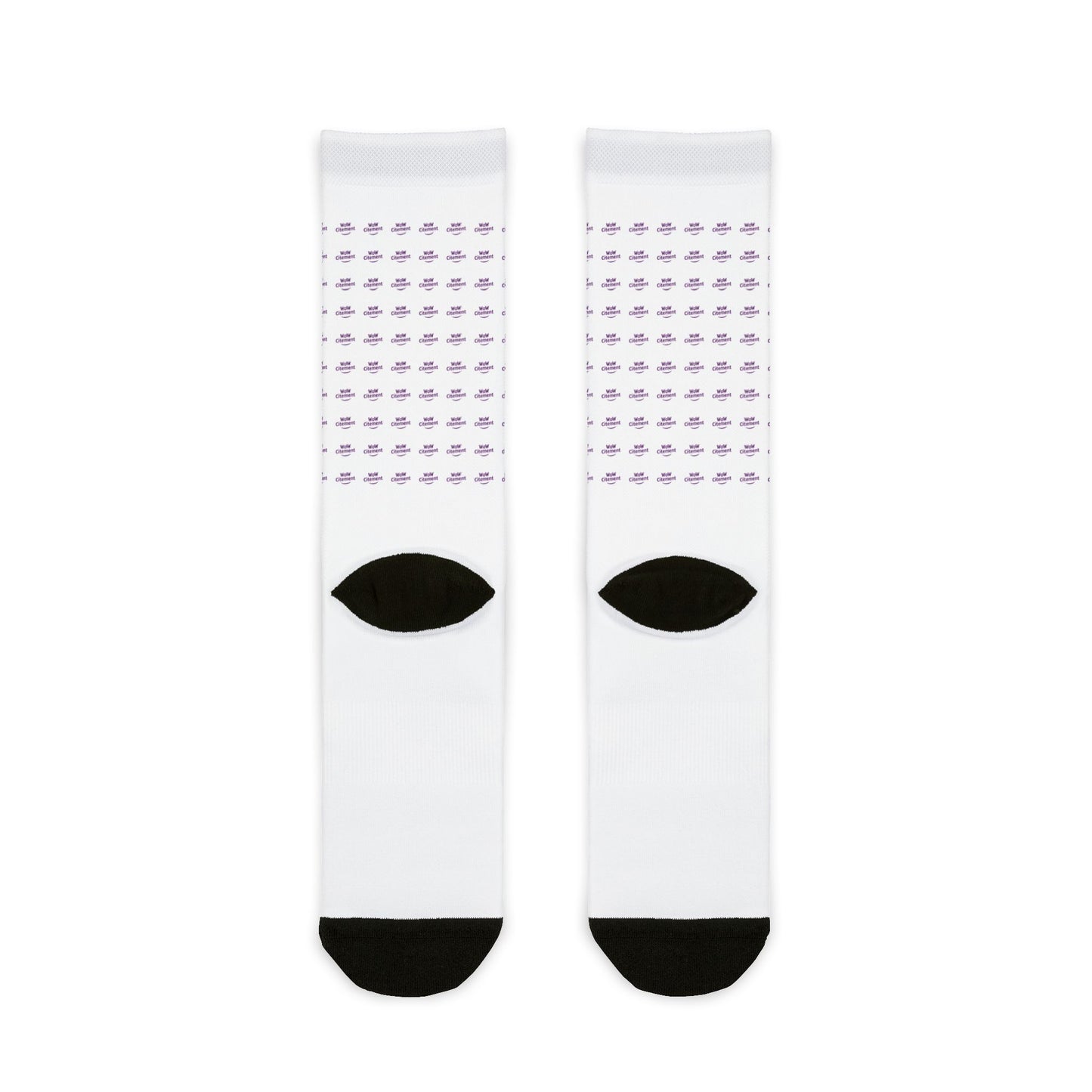 Wowcitement Patterned Crew Socks for Everyday Wear, Gift for Him/Her, Casual Fashion Addition, Unique Sock Gift, Sublimation Dress Socks
