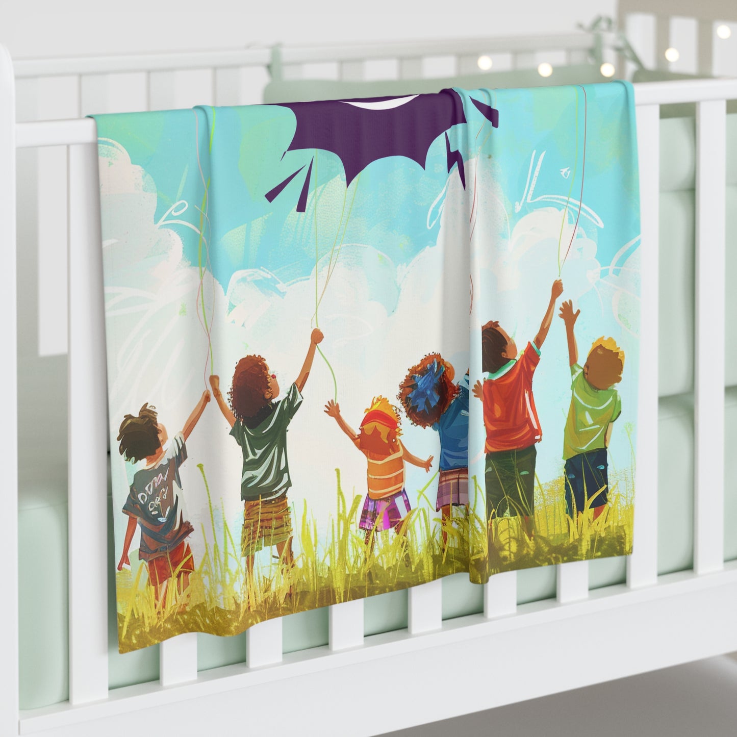 Wowcitement Vibrant Baby Swaddle Blanket - Perfect for Newborns, Baby Shower Gift, Nursery Décor, Playtime Comfort, Infants' Blanket