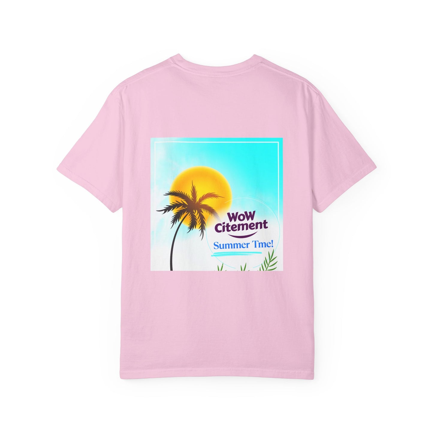 WOWcitement Summer Vibes T-Shirt, Relaxed Fit Tee, Beachwear, Vacation Shirt, Festival Apparel, Gift for Beach Lovers