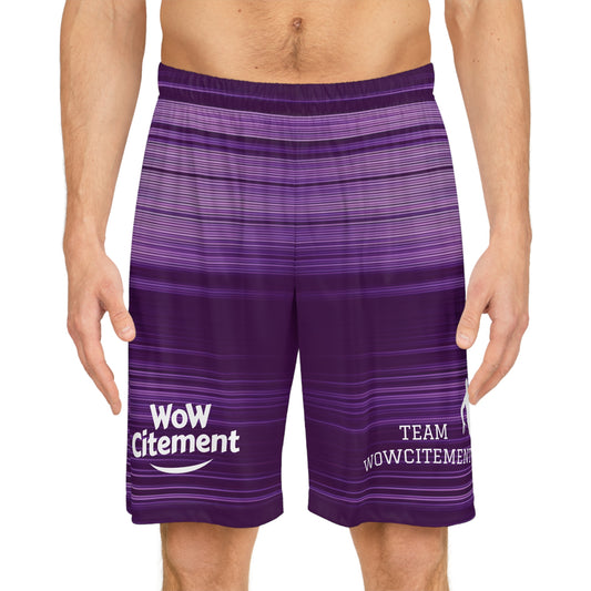 Stylish WoWcitement Basketball Shorts, Vibrant Sports Shorts, Athletic Wear, Game Day Gear, Summer Outfits, Sports Fan Apparel