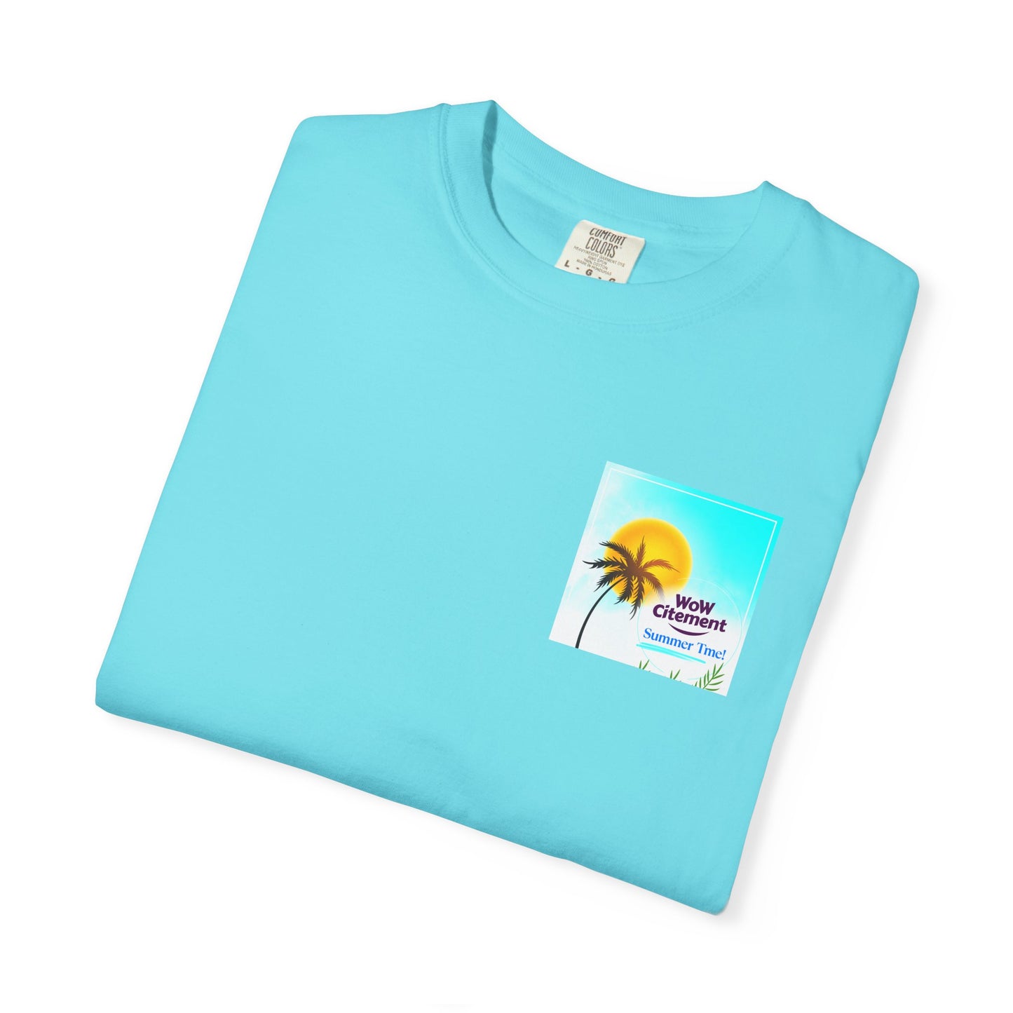 WOWcitement Summer Vibes T-Shirt, Relaxed Fit Tee, Beachwear, Vacation Shirt, Festival Apparel, Gift for Beach Lovers