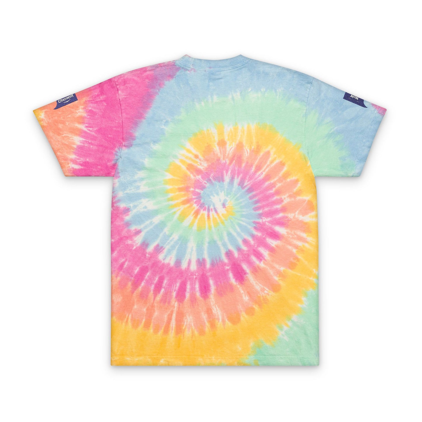 Oversized Tie-Dye T-Shirt (Embroidery) with Wowcitement