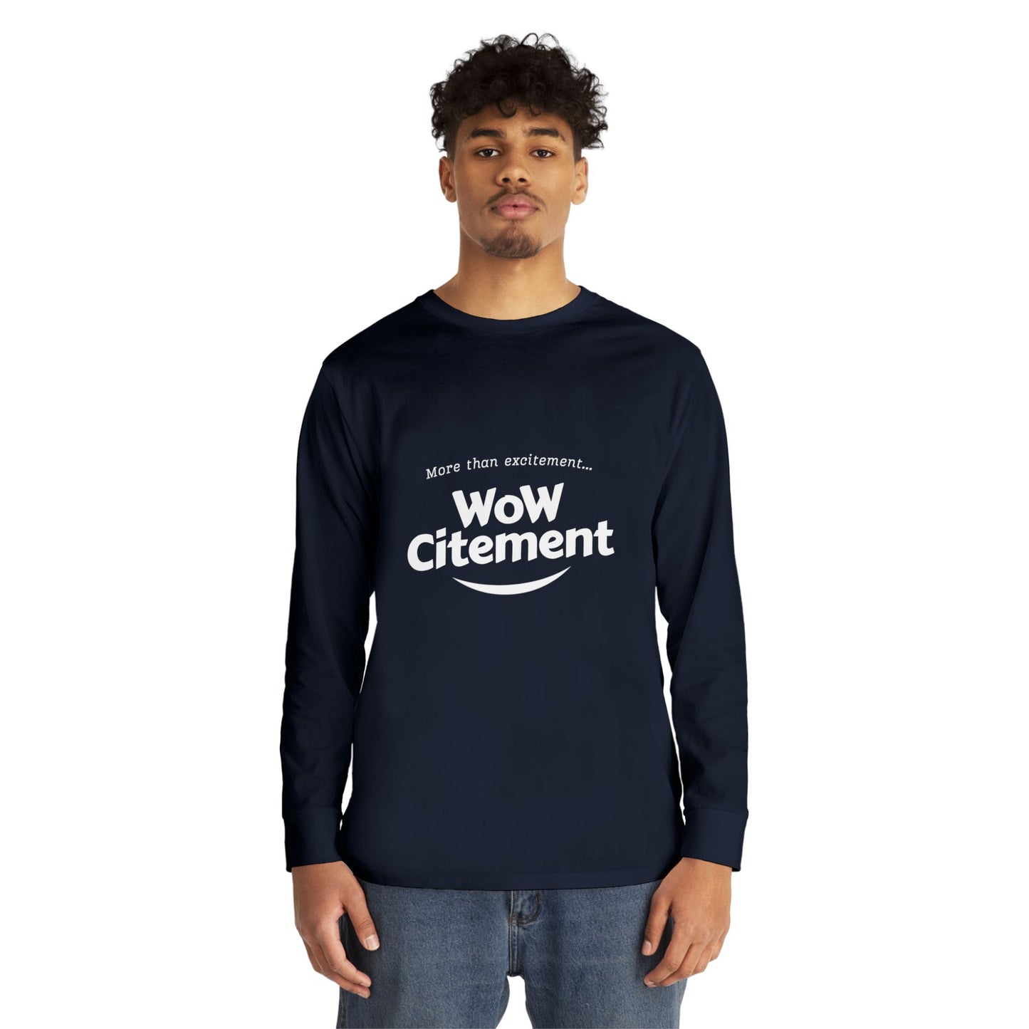 Wowcitement Long Sleeve Crewneck Tee