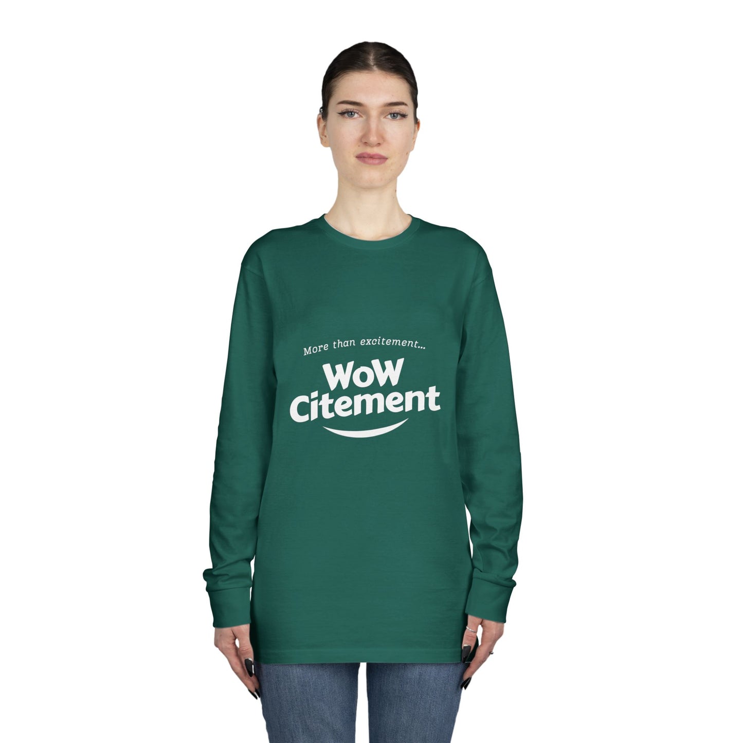 Wowcitement Long Sleeve Crewneck Tee