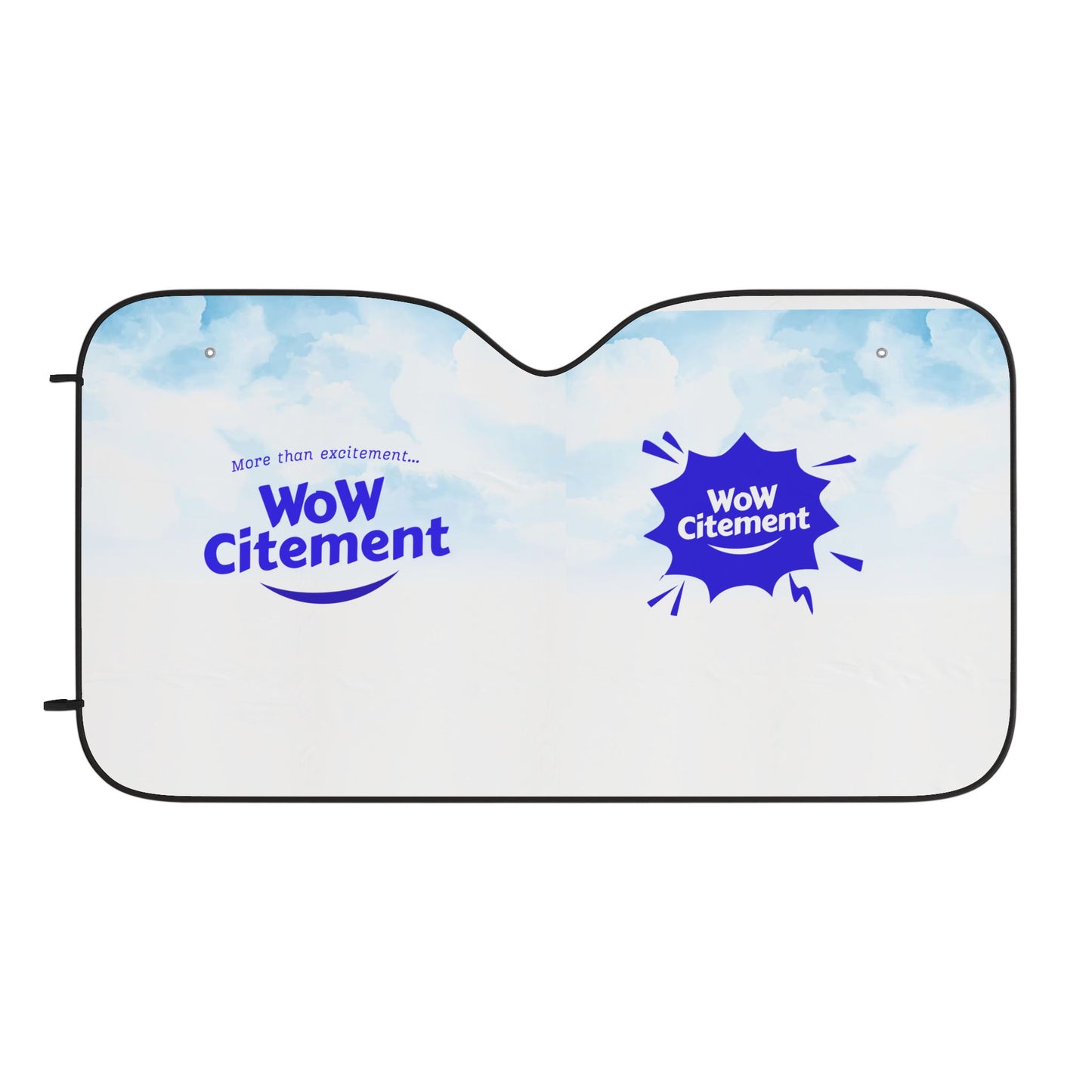 Car Sun Shades with Wowcitement design for Fun Road Trips, UV Protection, Customizable Car Accessories, Great for Summer Travel, Perfect Gift for Drivers