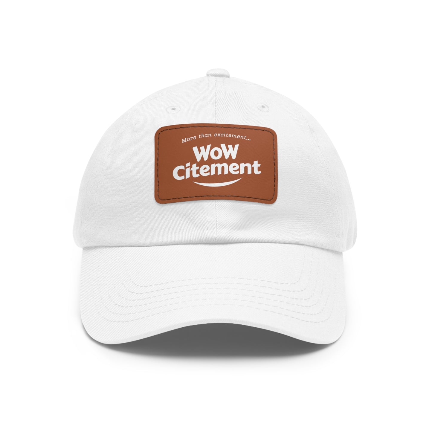 WoWcitement Stylish Dad Hat with Leather Patch - Perfect Gift for Dads, Casual Wear, Outdoor Activities, Festivals, and Everyday Style