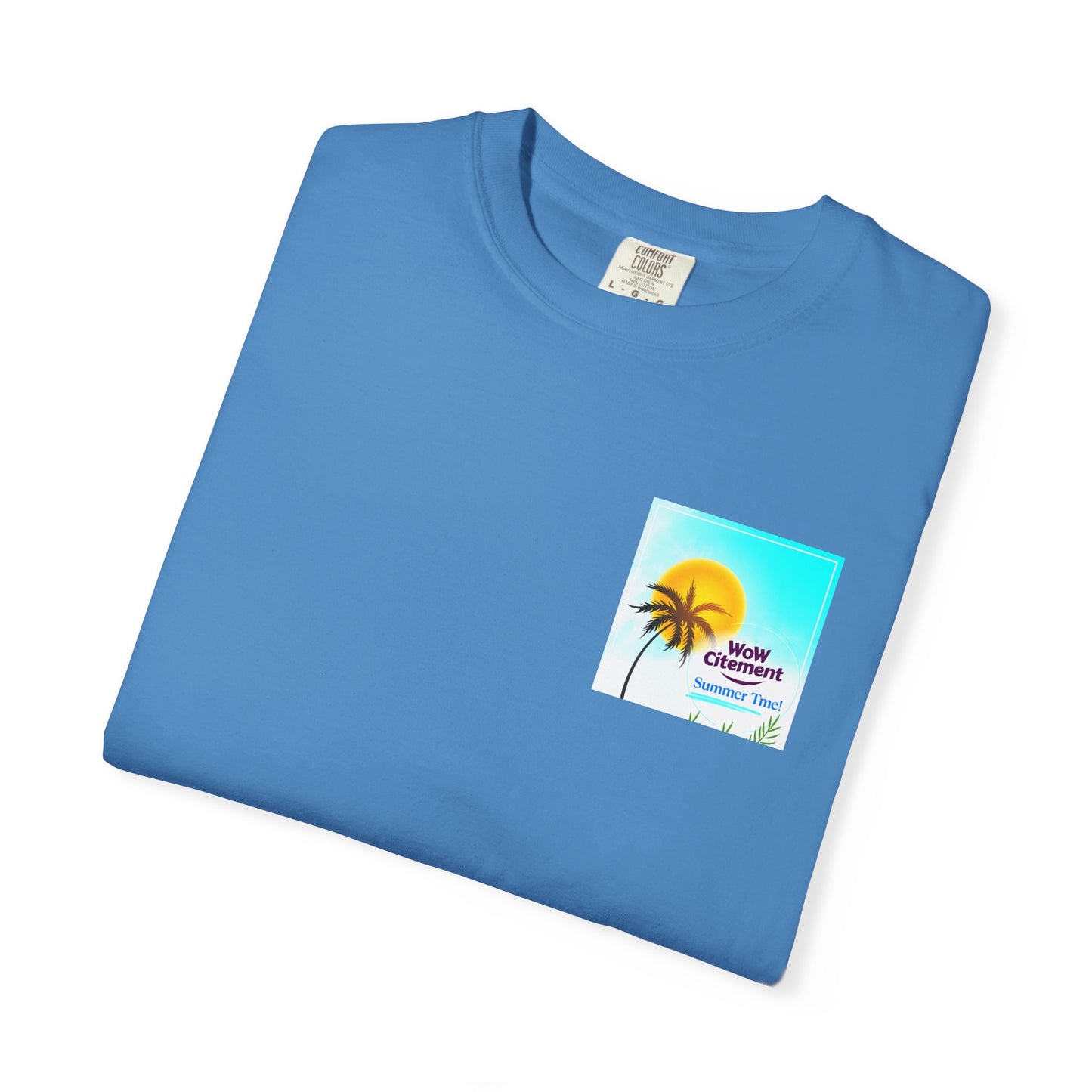 WOWcitement Summer Vibes T-Shirt, Relaxed Fit Tee, Beachwear, Vacation Shirt, Festival Apparel, Gift for Beach Lovers