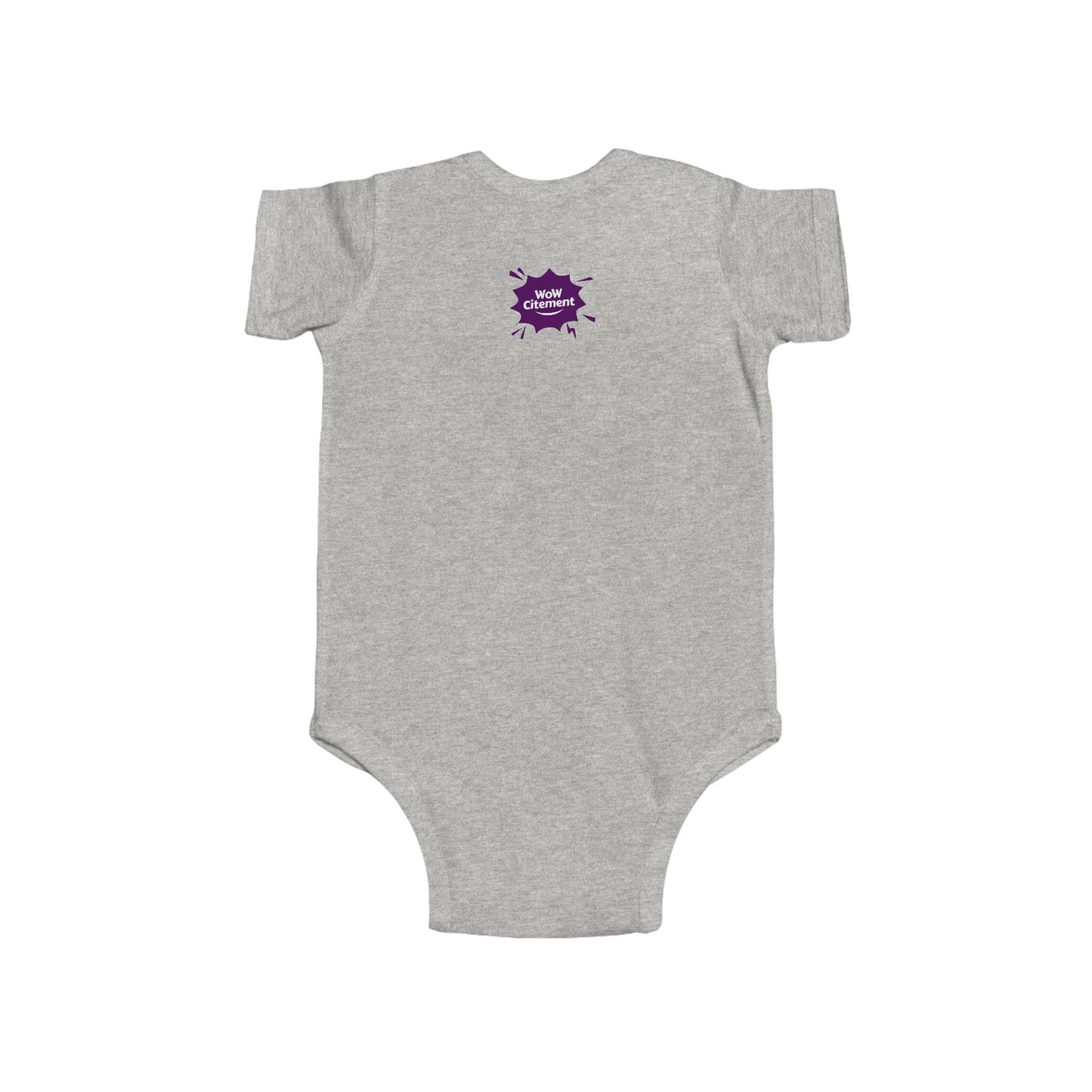 Infant Bodysuit with WoW Citement Design, Baby Gift, Cute Baby Clothes, Newborn Outfit, Fun Baby Shower Gift