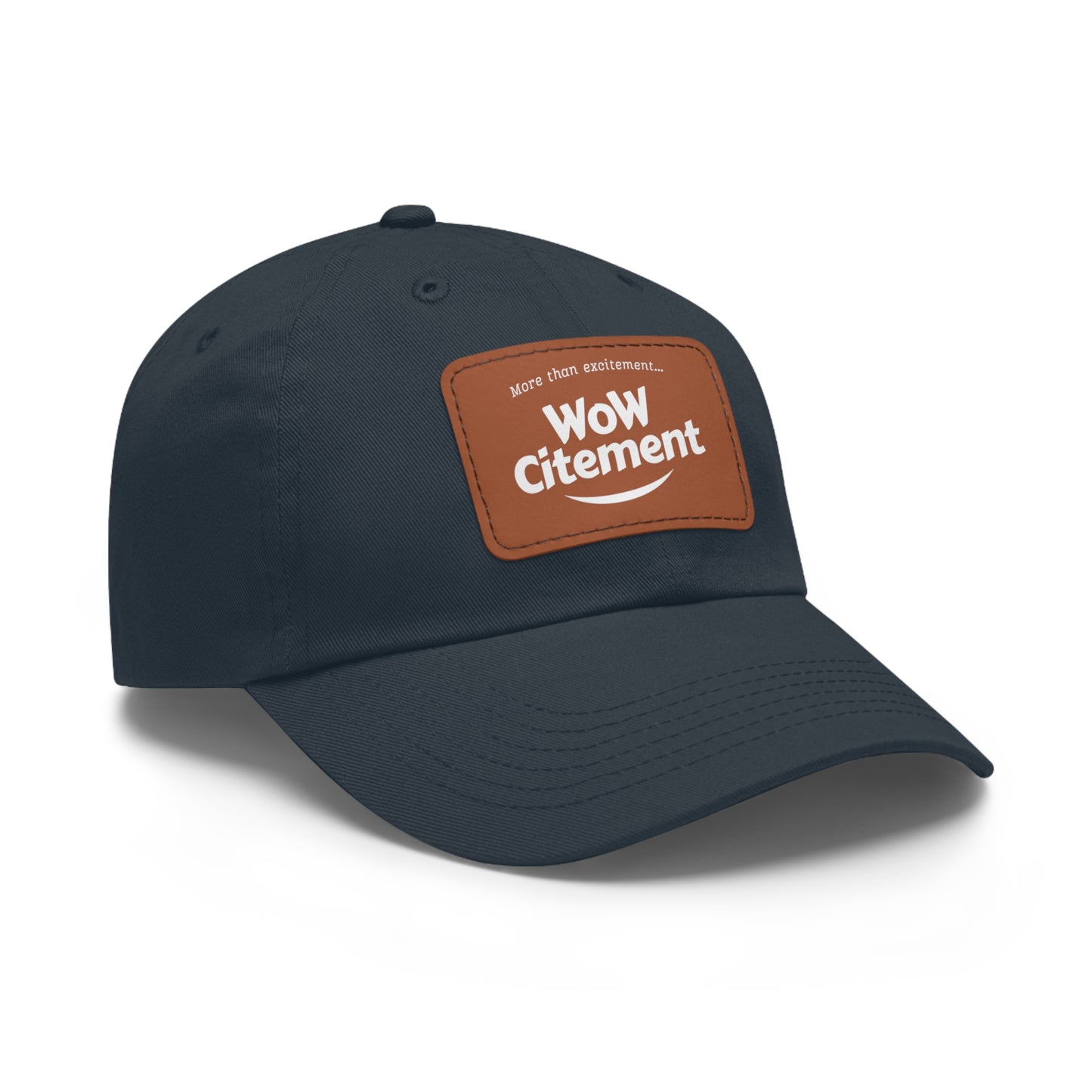 WoWcitement Stylish Dad Hat with Leather Patch - Perfect Gift for Dads, Casual Wear, Outdoor Activities, Festivals, and Everyday Style