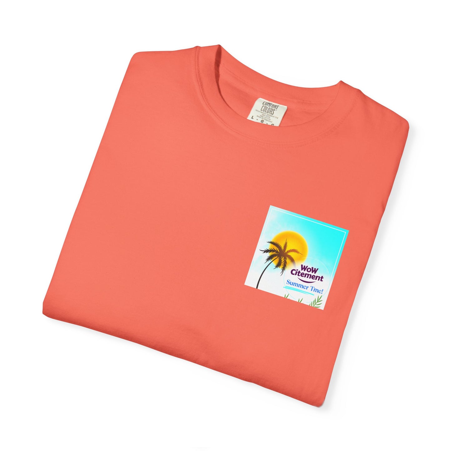 WOWcitement Summer Vibes T-Shirt, Relaxed Fit Tee, Beachwear, Vacation Shirt, Festival Apparel, Gift for Beach Lovers
