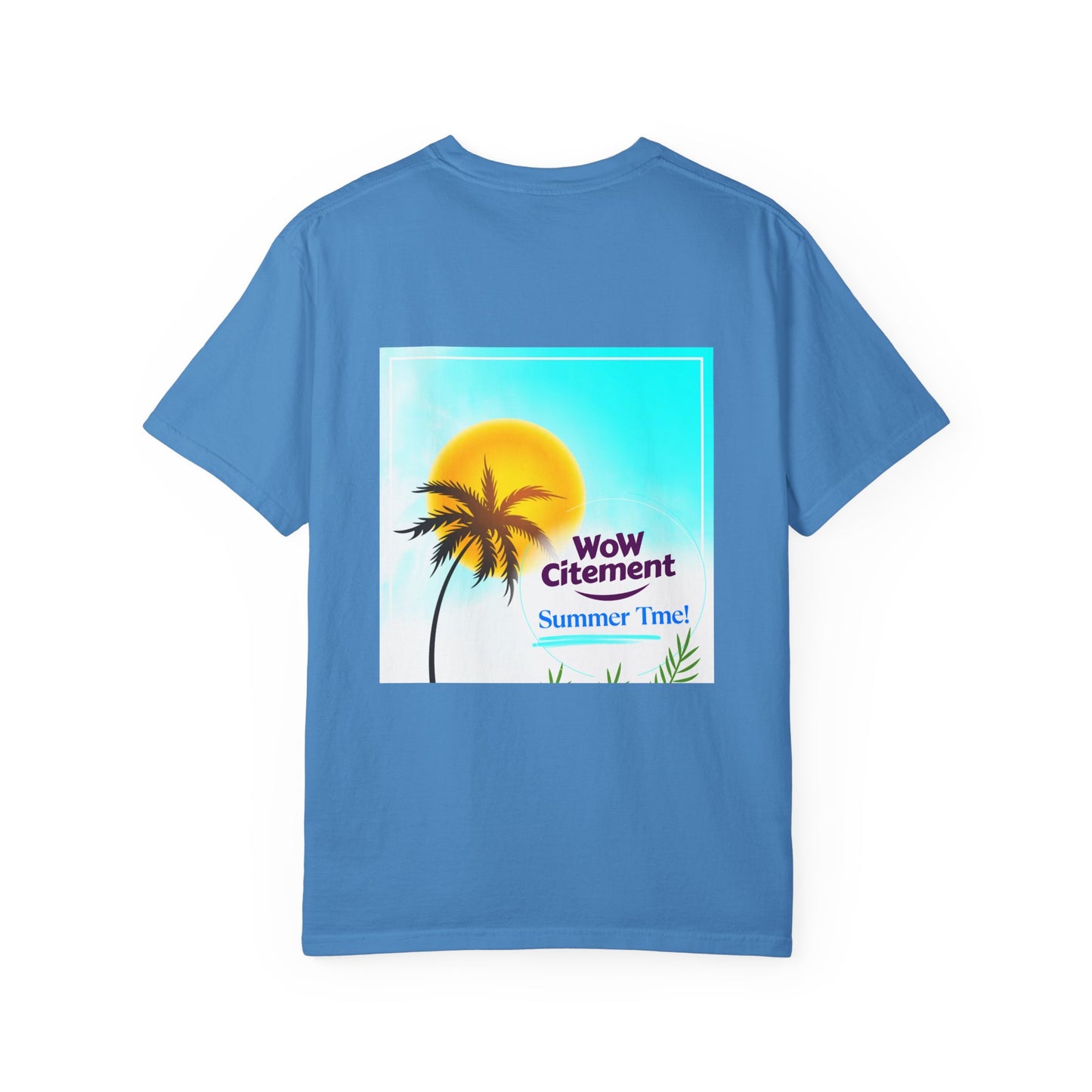 WOWcitement Summer Vibes T-Shirt, Relaxed Fit Tee, Beachwear, Vacation Shirt, Festival Apparel, Gift for Beach Lovers