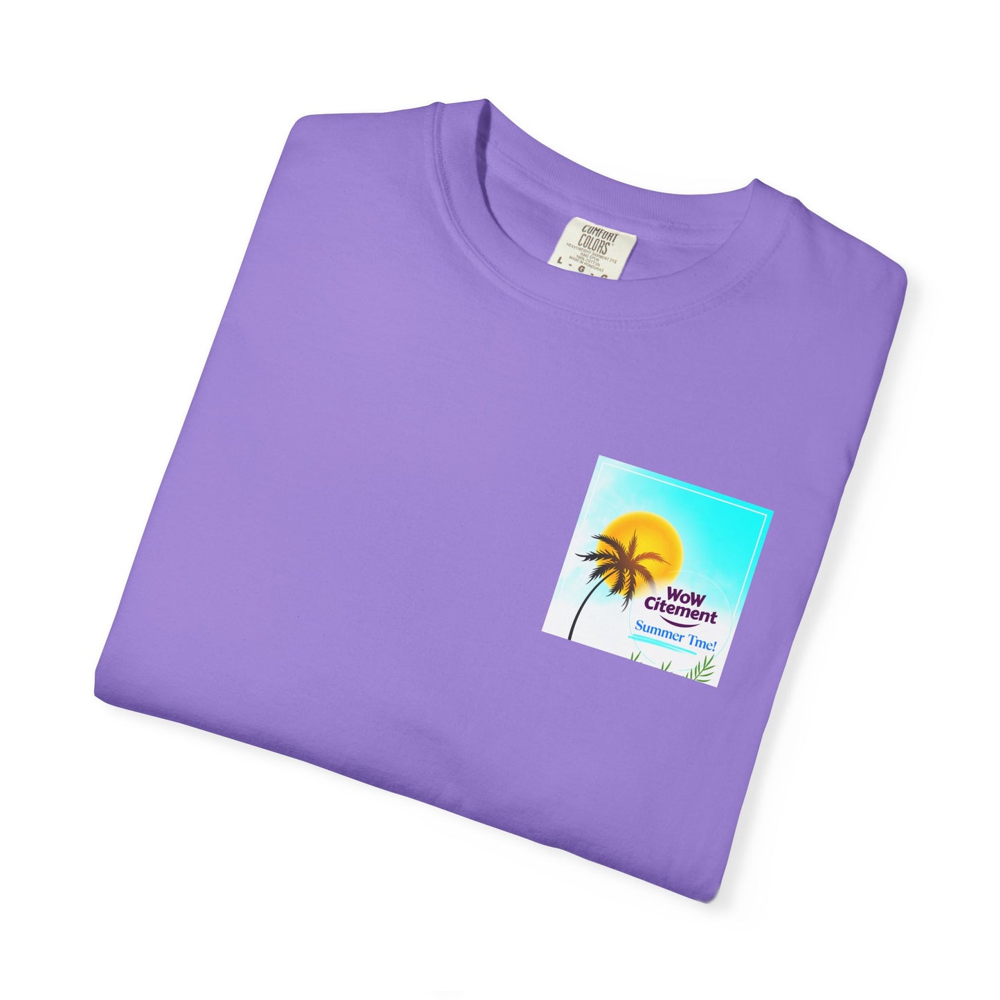 WOWcitement Summer Vibes T-Shirt, Relaxed Fit Tee, Beachwear, Vacation Shirt, Festival Apparel, Gift for Beach Lovers