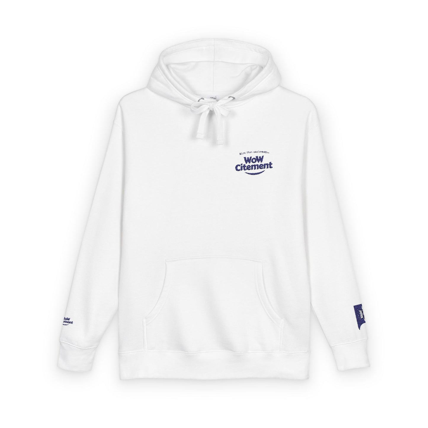 Cozy WoWcitement Unisex Fleece Hoodie, Casual Pullover, Perfect Gift for Him/Her, Soft Sweatshirt for Relaxation, Everyday Comfort Wear.