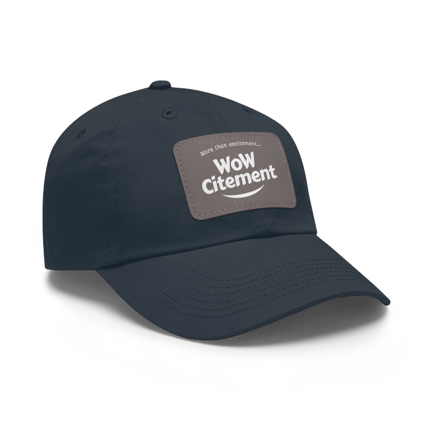 WoWcitement Stylish Dad Hat with Leather Patch - Perfect Gift for Dads, Casual Wear, Outdoor Activities, Festivals, and Everyday Style