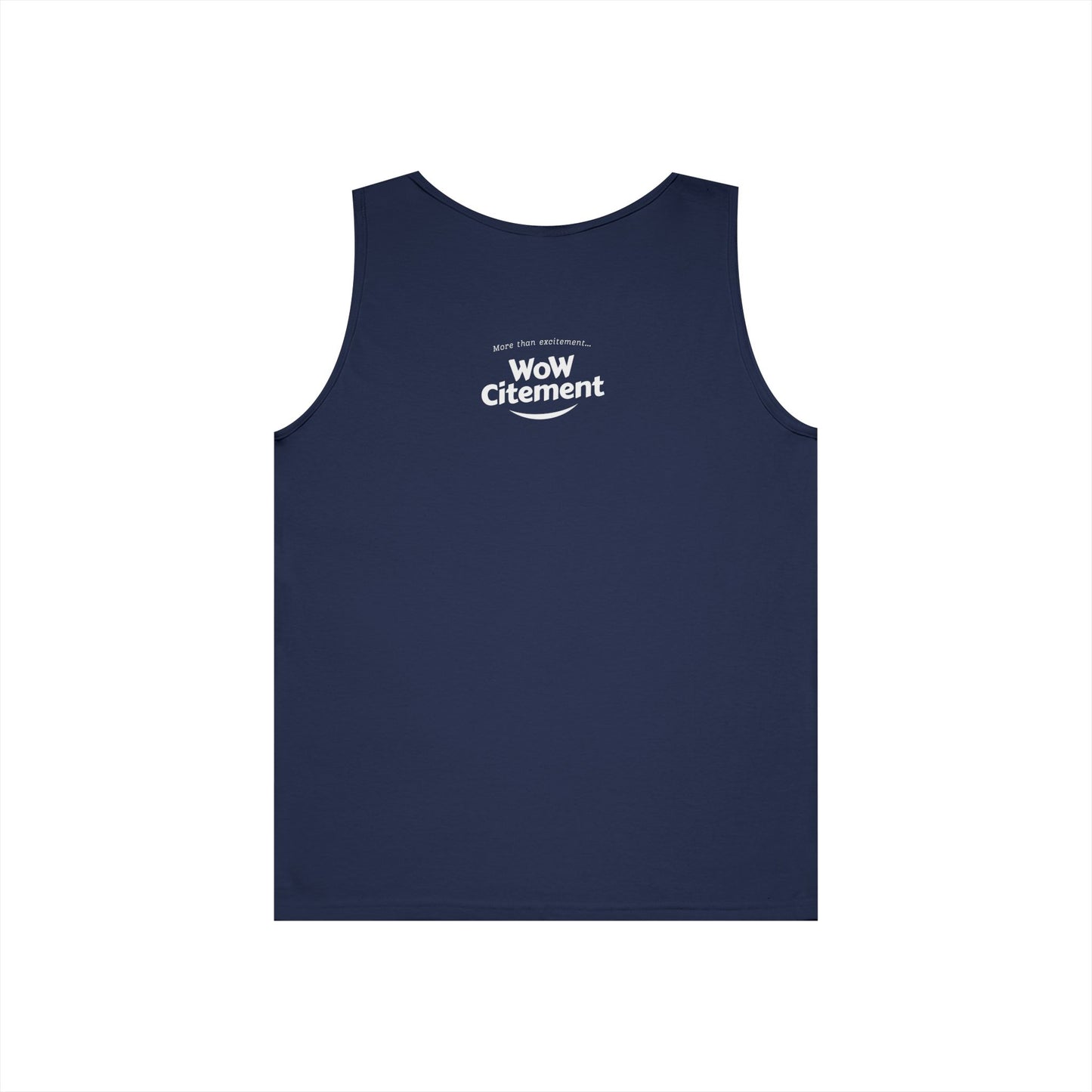 WoWcitement Unisex Cotton Tank Top - Fun Summer Wear, Gift for Friends, Motivational Apparel, Casual Day Out, Beach Wear, Workout Top
